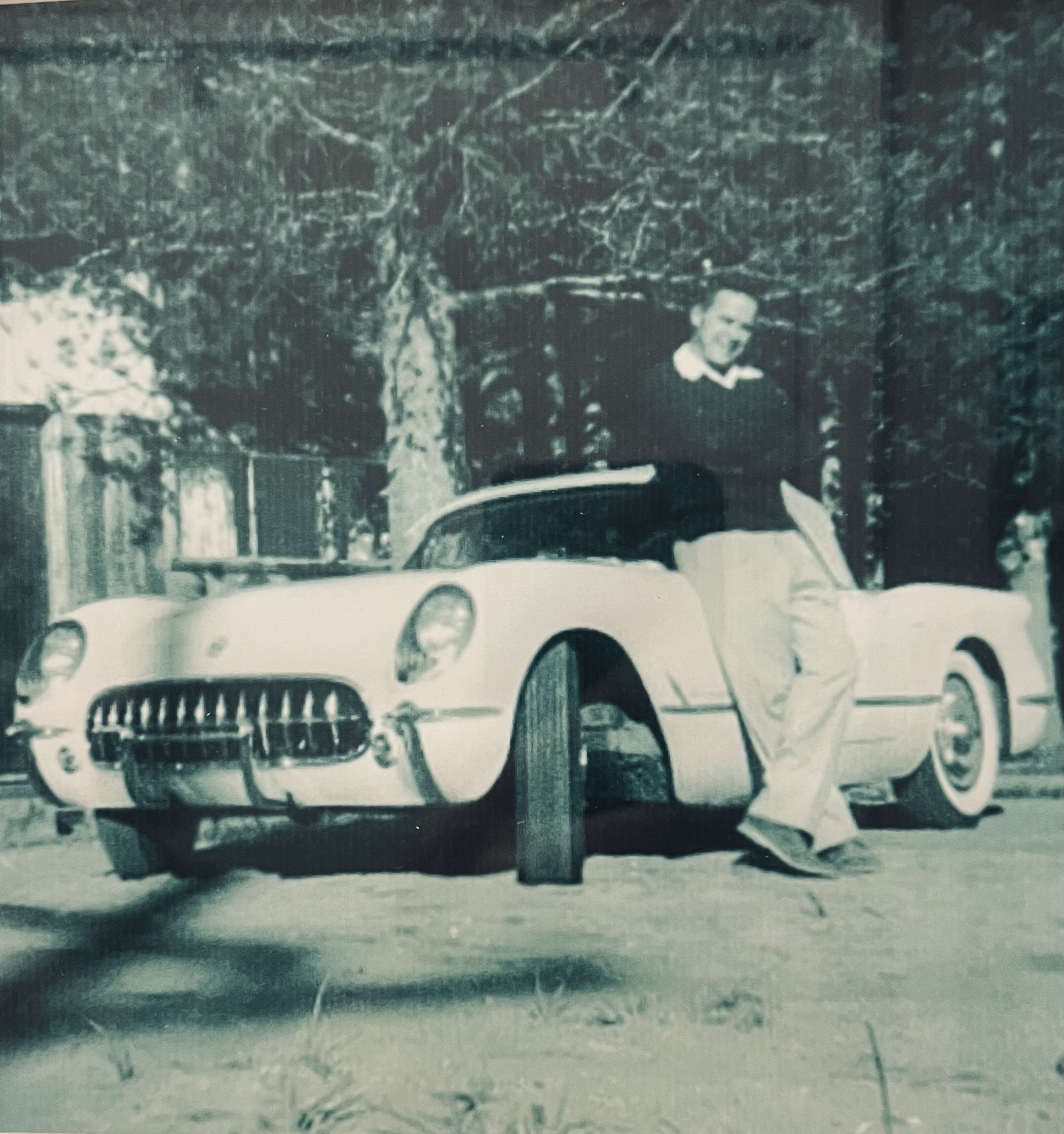 Kim's Father Lock and his 1953 Convertible