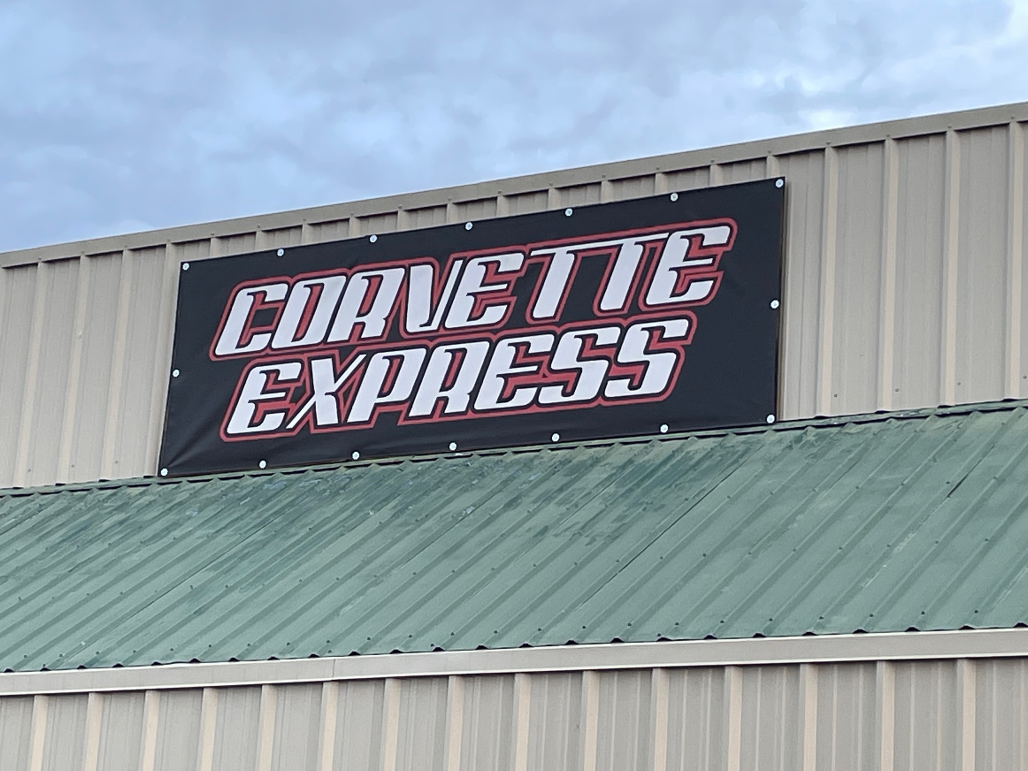 Corvette Express Sign