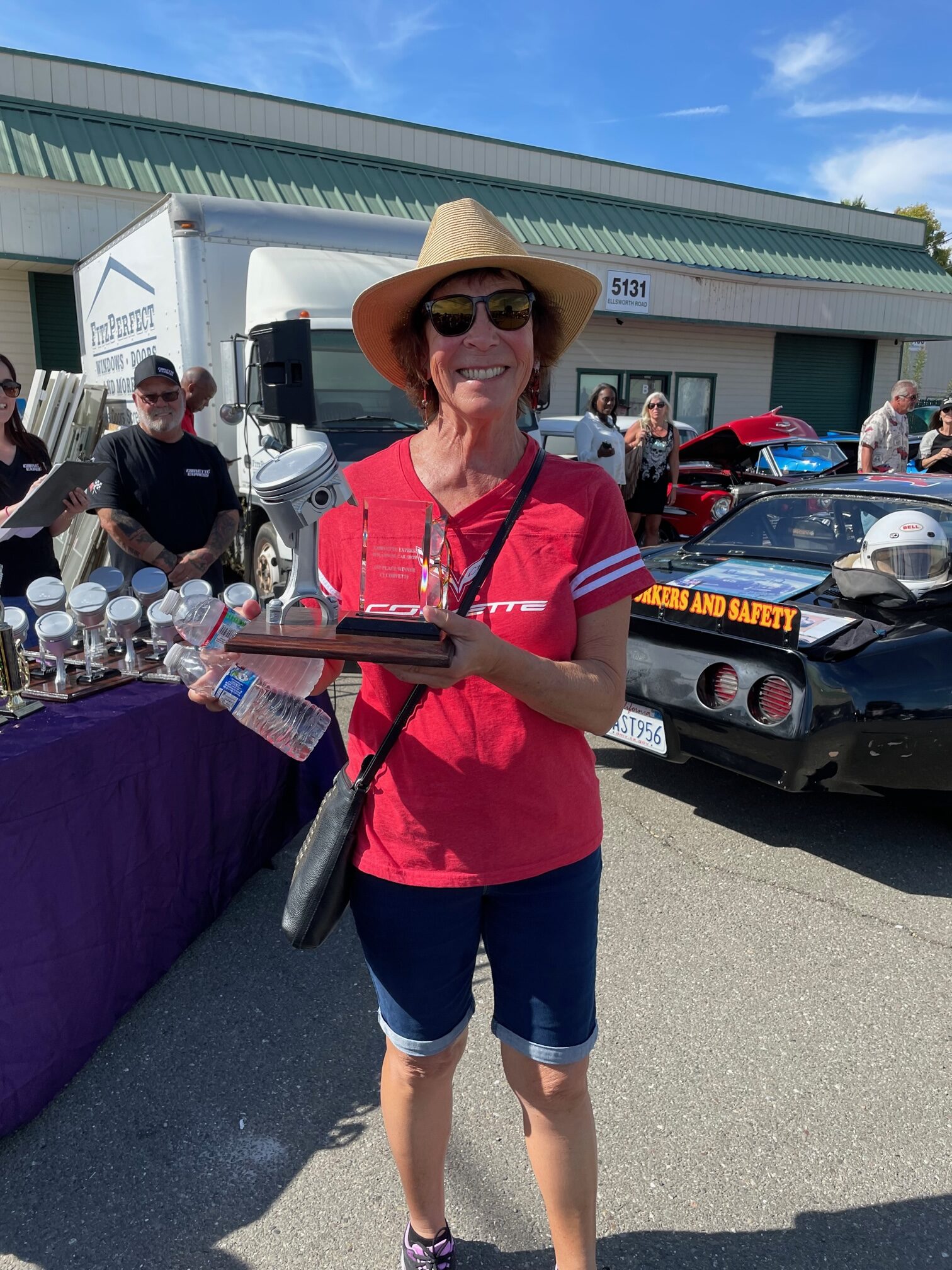 Diane With Her Trophy