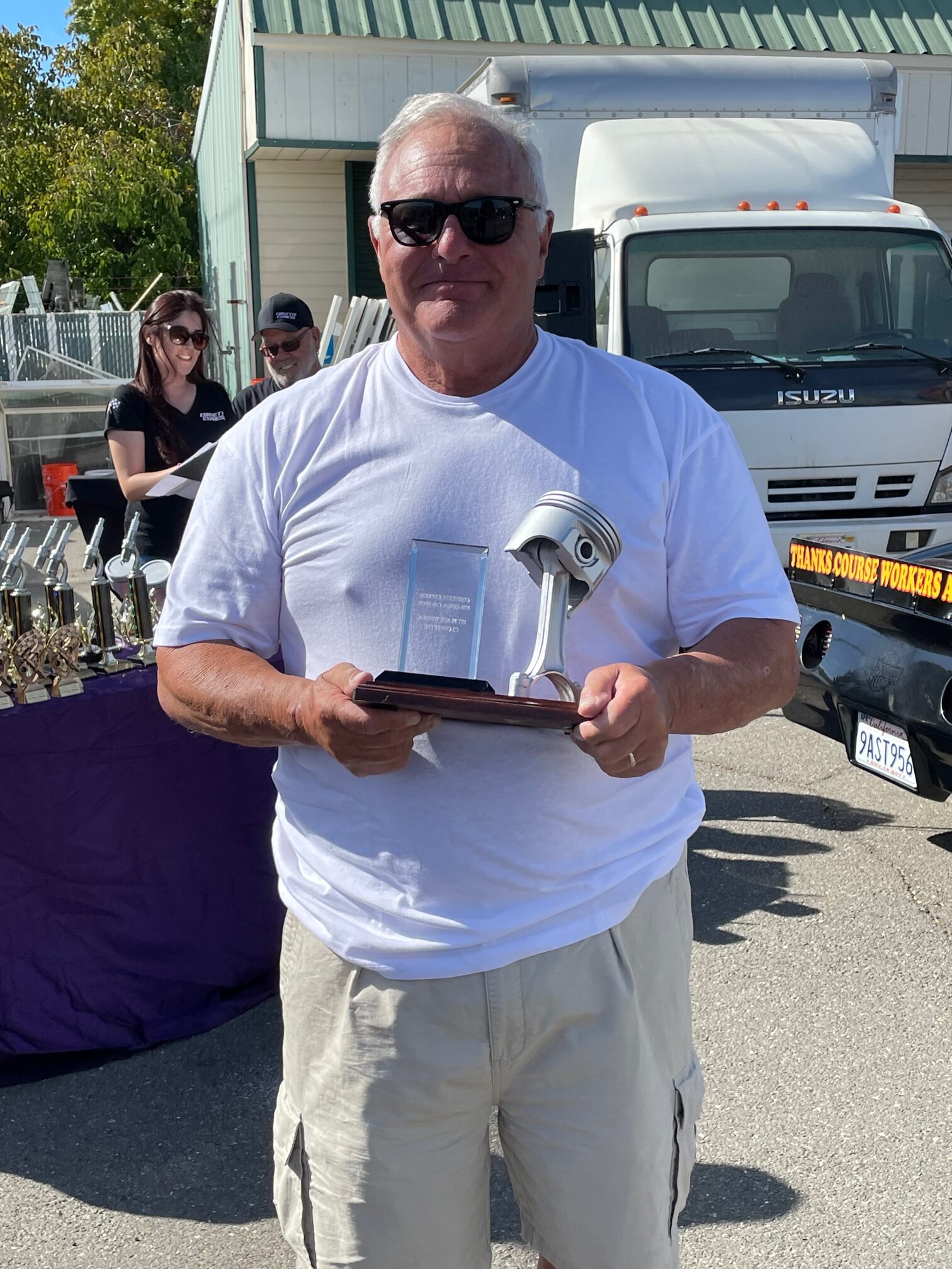 Scott With His Trophy